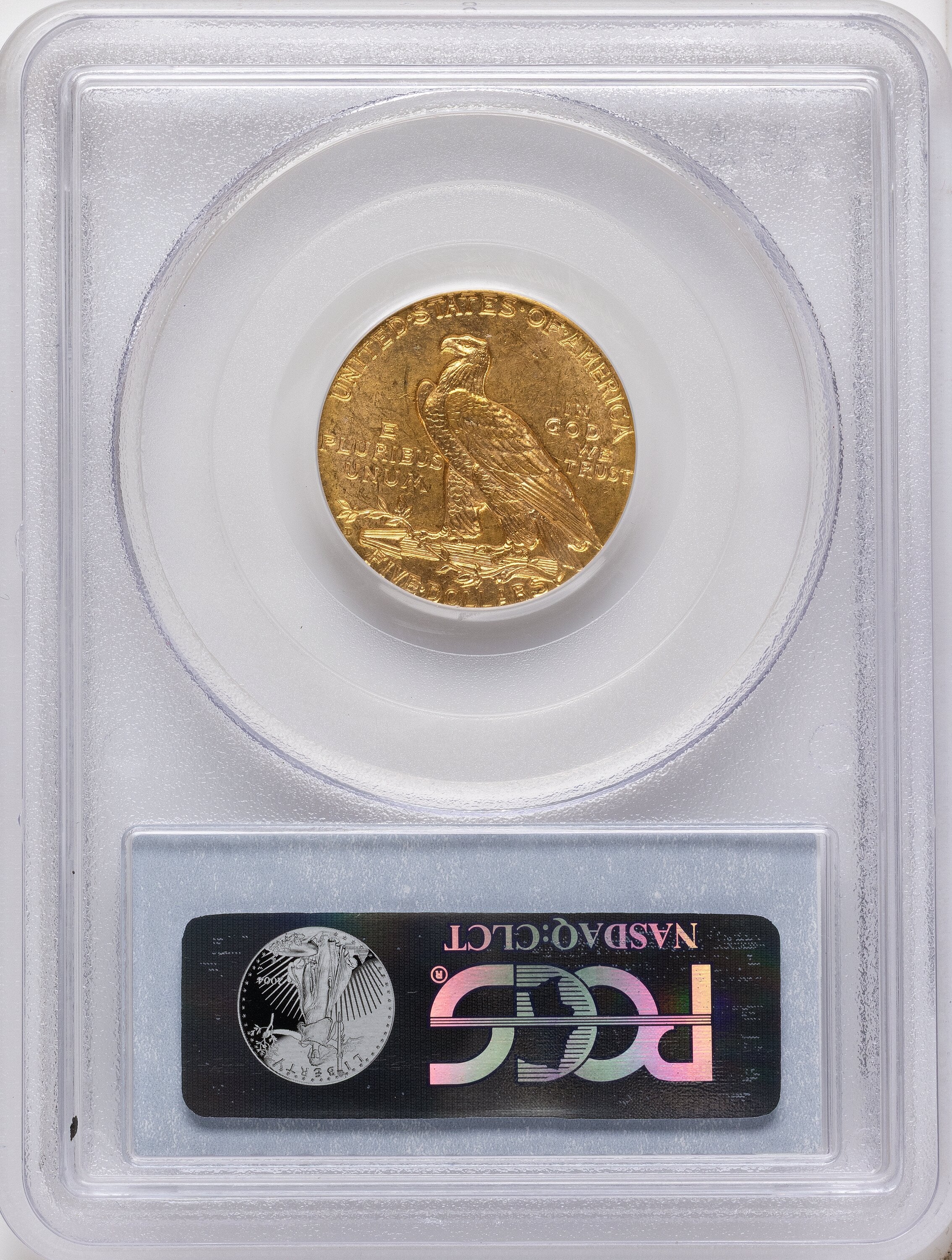 1908-D $5 Indian Half Eagle PCGS MS63