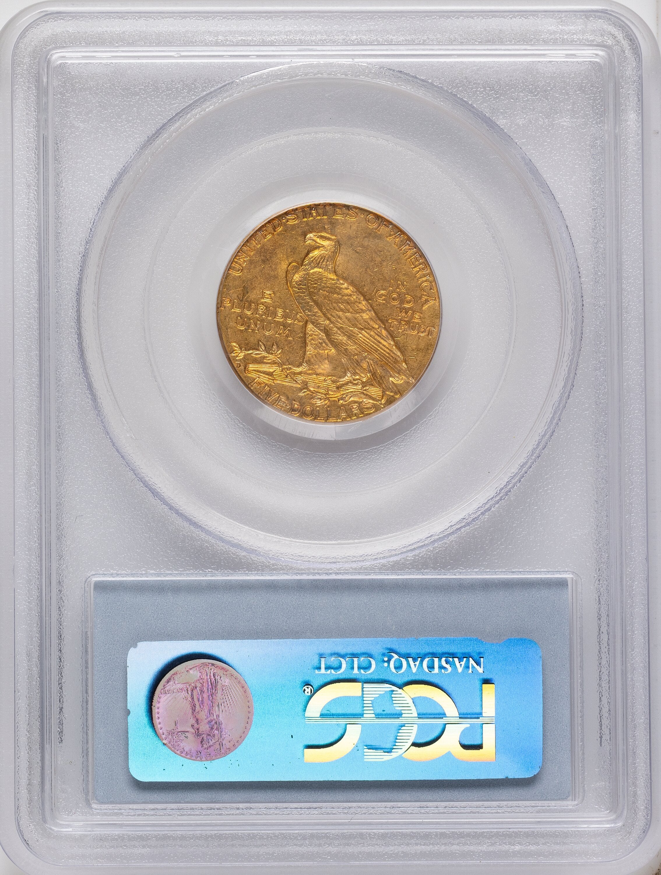 1908-D $5 Indian Half Eagle PCGS MS63