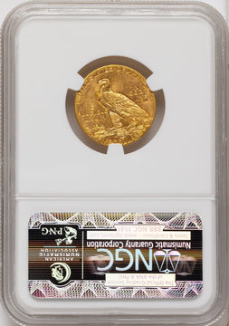 1909-D $5 Indian Half Eagle NGC MS63+