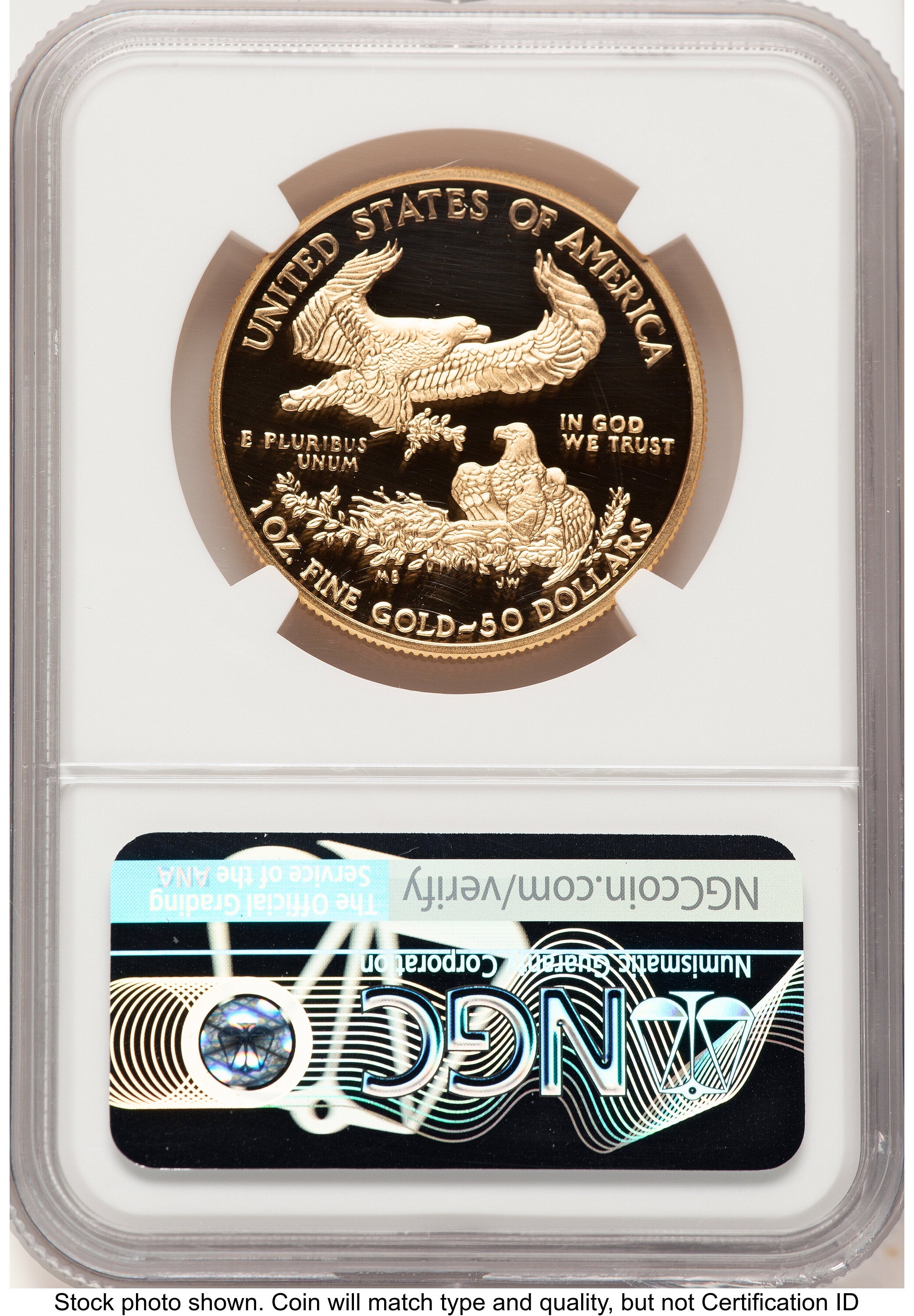 2019-W Proof Gold Eagle 1 oz NGC PF70 Ed Moy