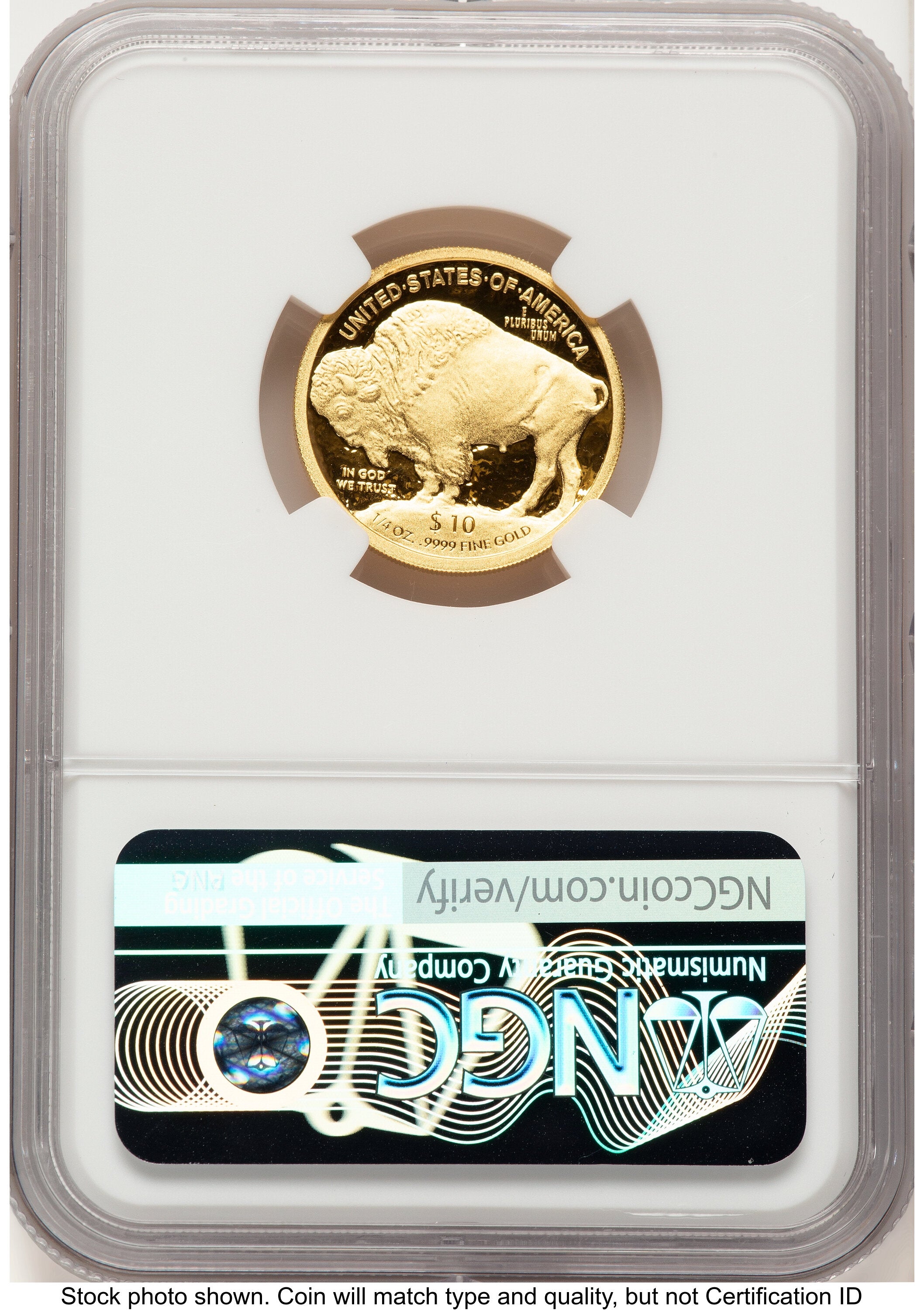 2008-W Proof Gold Buffalo 1/4 oz NGC PF70 Ed Moy