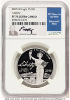 2019-W Proof Platinum Eagle 1 oz NGC PF70 Ed Moy