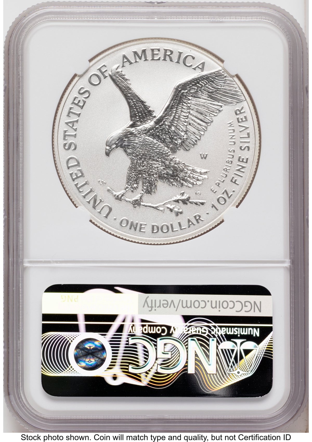 2026-W Enhanced Silver Eagle 1 oz ER Kenneth Bressett Red Book NGC MS70