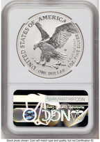 2026-W Enhanced Silver Eagle 1 oz FDI Jeff Garrett Red Book NGC MS70