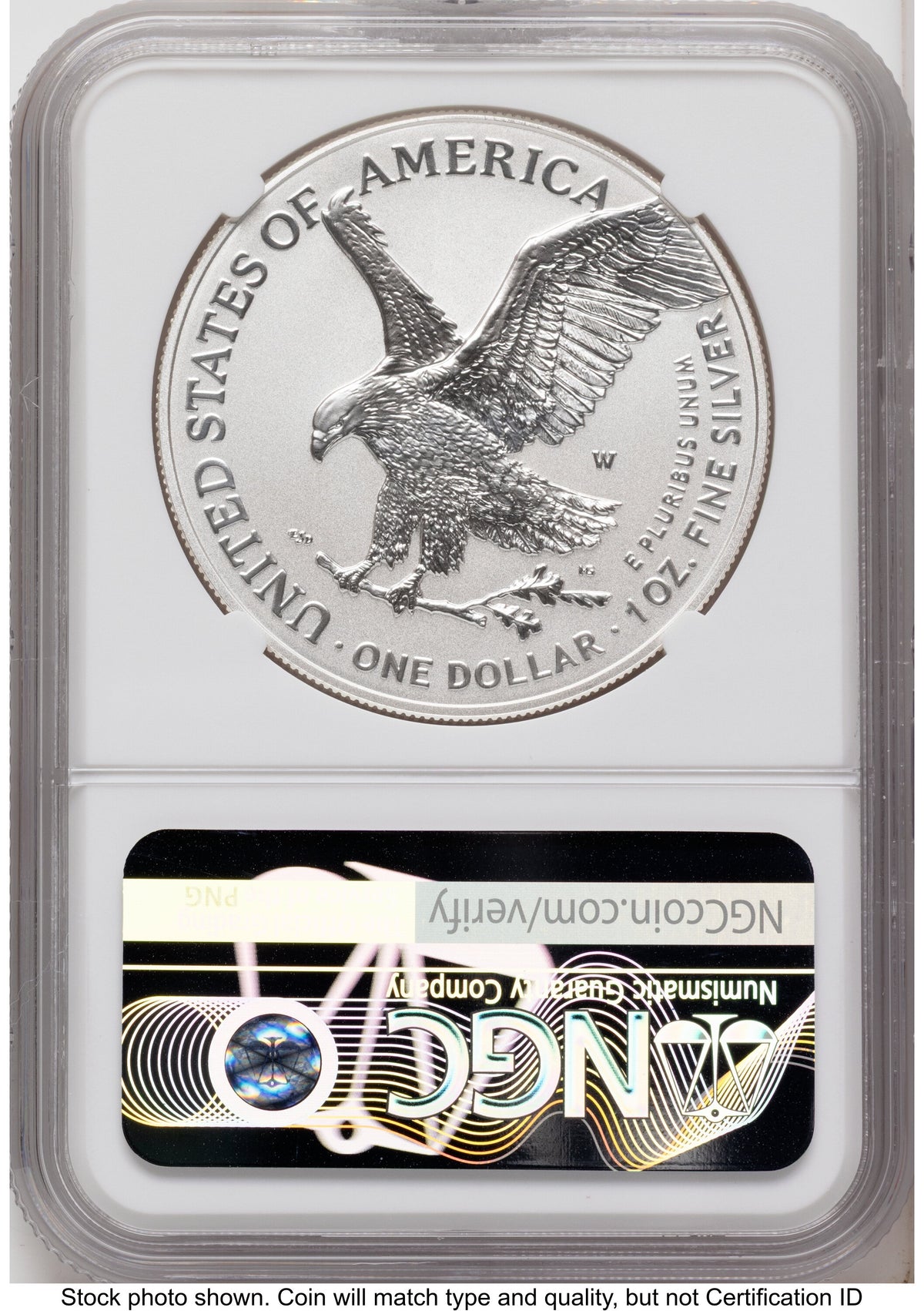 2026-W Enhanced Silver Eagle 1 oz FDI Jeff Garrett Red Book NGC MS70