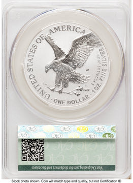 2026-W Enhanced Silver Eagle 1 oz First Day of Delivery Magnum Opus CACG MS70