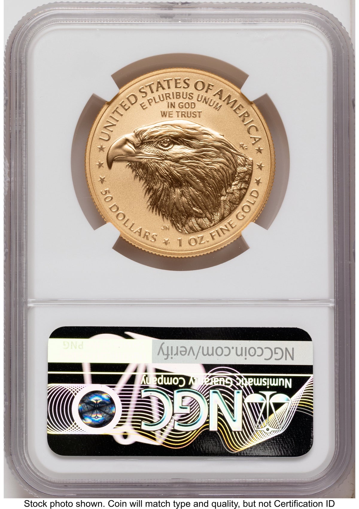 2026-W Enhanced Gold Eagle 1 oz AR Jeff Garrett Red Book NGC MS70