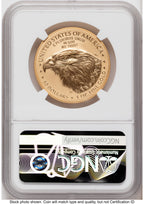 2026-W Enhanced Gold Eagle 1 oz FDI America 250 Congress Building Label NGC MS70