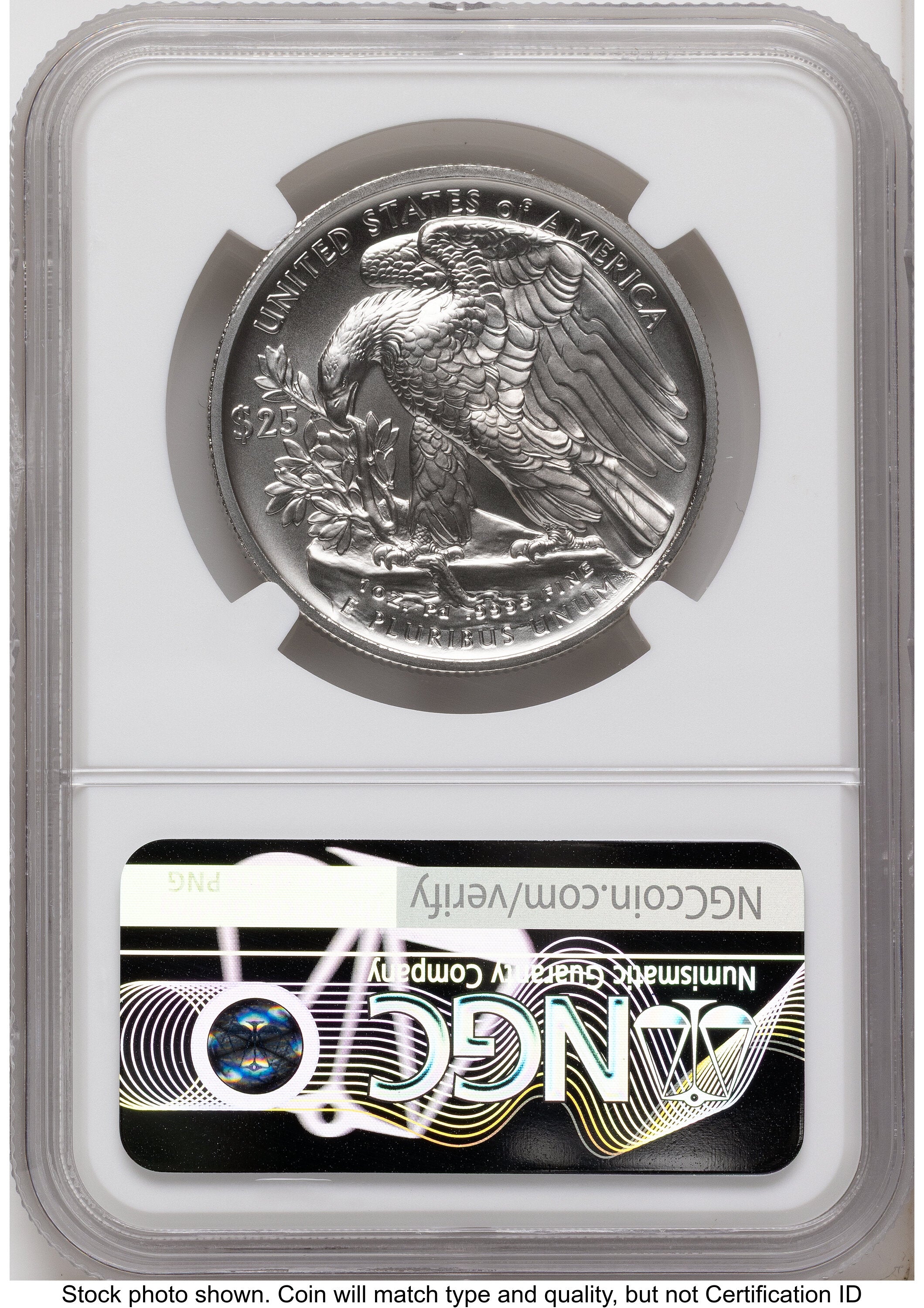 2026-W Palladium Eagle 1 oz Uncirculated FDI America 250 John