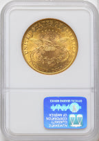 1898 $20 Liberty Double Eagle NGC MS63