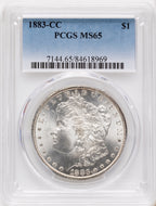 1883-CC Morgan Dollar PCGS MS65