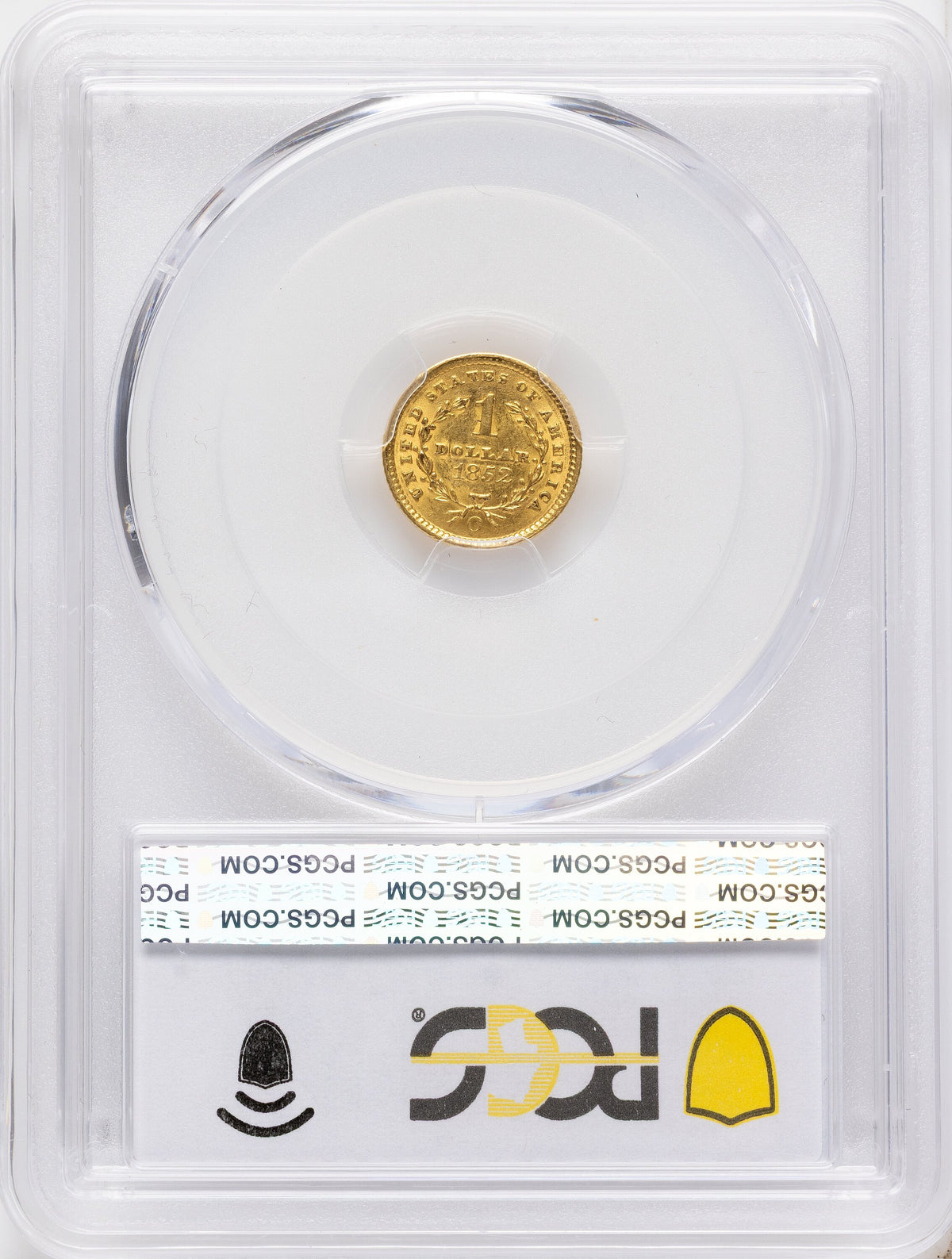 1852-O G$1 Gold Dollar PCGS MS61