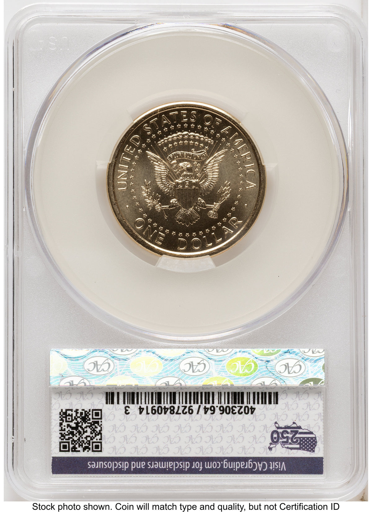 2026 Semiquincentennial President Donald J. Trump $1 (Privy Mark) First Day of Delivery America 250 CACG MS64