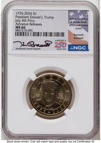2026 Semiquincentennial President Donald J. Trump $1 (Privy Mark) AR Kenneth Bressett America 250 NGC MS66