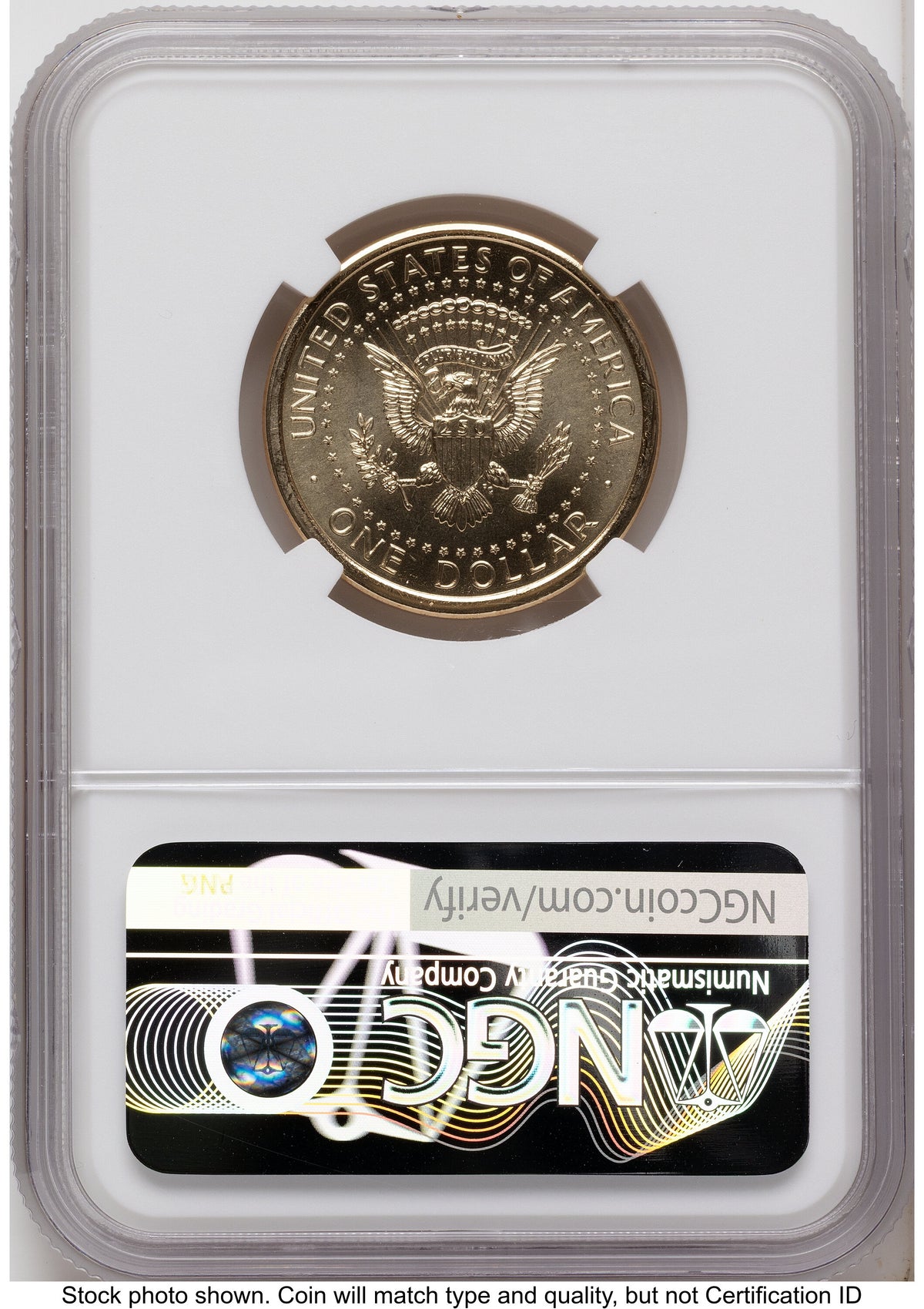 2026 Semiquincentennial President Donald J. Trump $1 (Privy Mark) FDI America 250 Congress Building Label NGC MS67