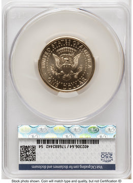 2026 Semiquincentennial President Donald J. Trump $1 (Privy Mark) Advanced Delivery America 250 Flag Label CACG MS64
