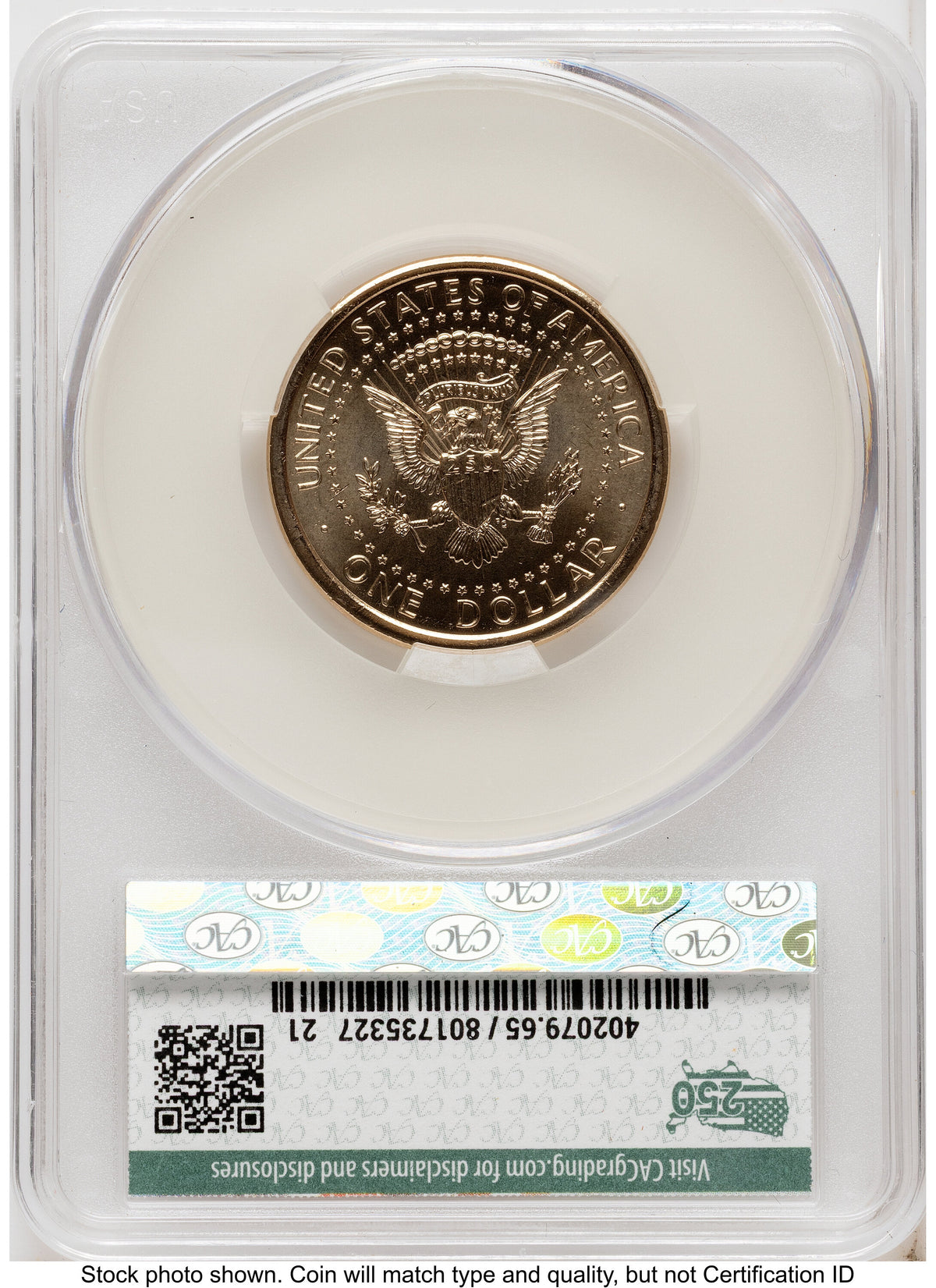 2026 Semiquincentennial President Donald J. Trump $1 Advanced Delivery Ron Drzewucki America 250 CACG MS65
