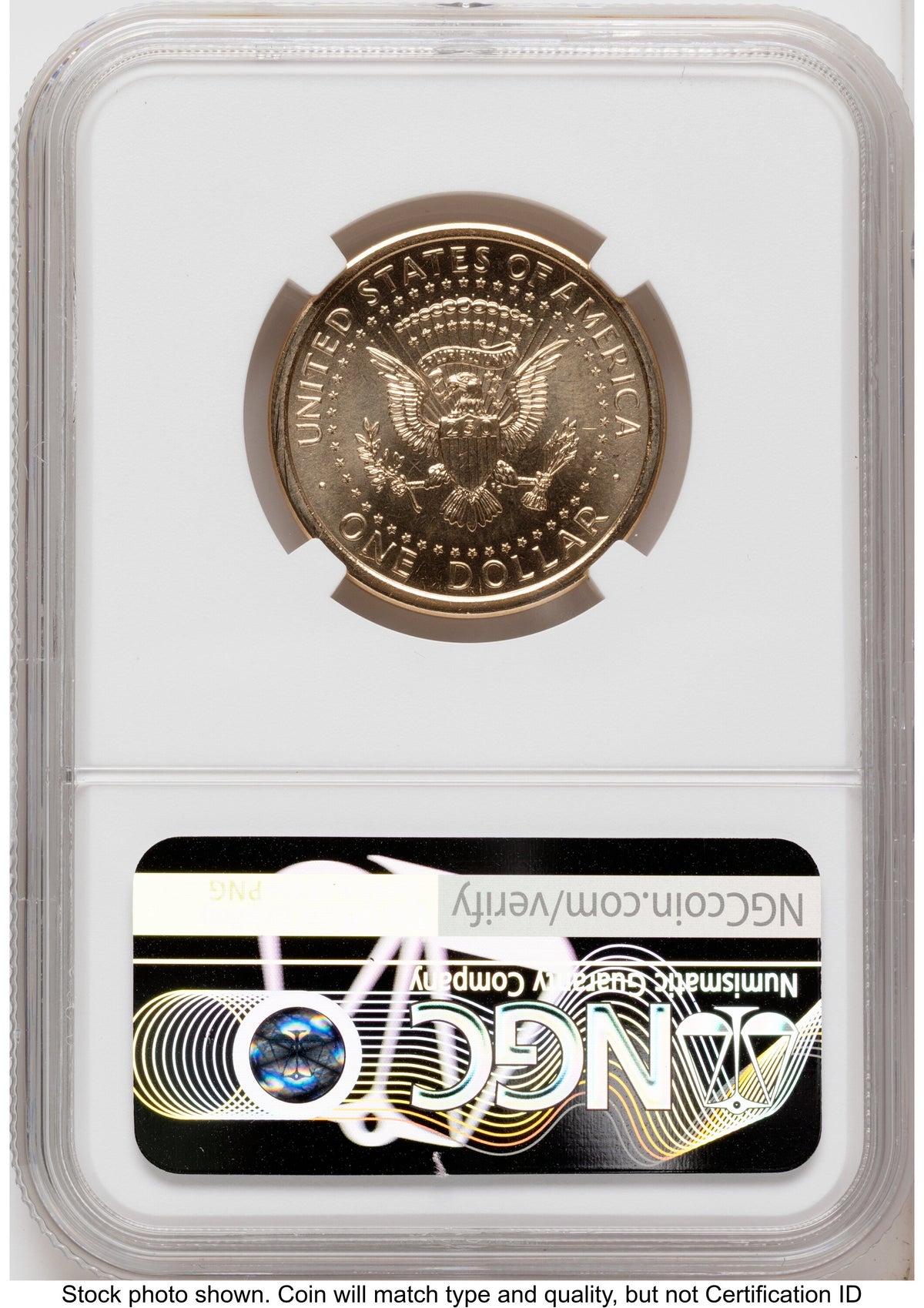 2026 Semiquincentennial President Donald J. Trump $1 (Privy Mark) FDI America 250 Label NGC MS66