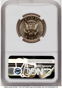 2026 Semiquincentennial President Donald J. Trump $1 AR Trump Label NGC MS67