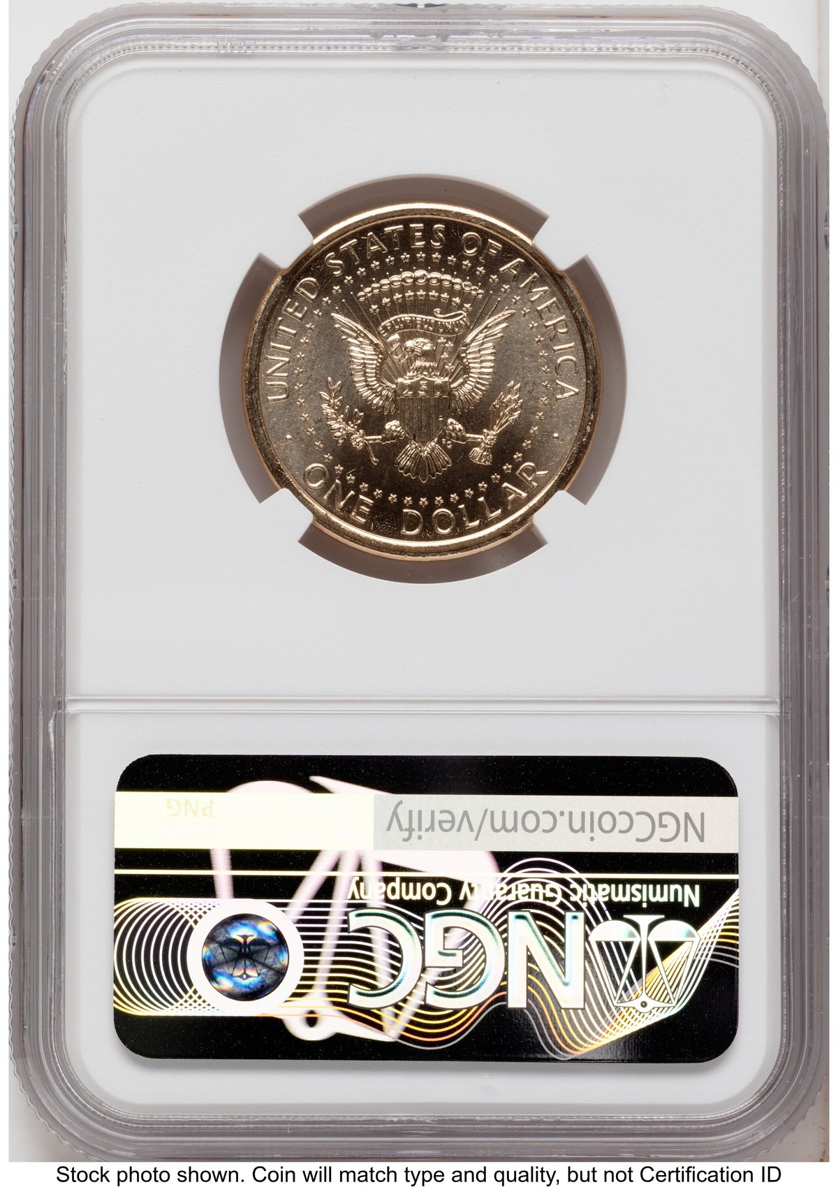 2026 Semiquincentennial President Donald J. Trump $1 FDI Trump Label NGC MS67