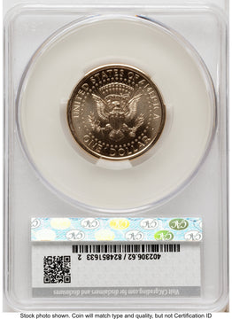 2026 Semiquincentennial President Donald J. Trump $1 (Privy Mark) America 250 Eagle with Banner Label CACG MS62