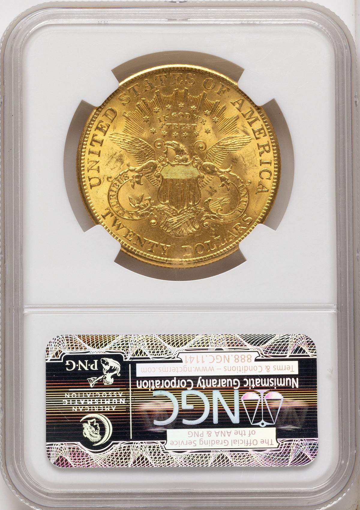 1904 $20 Liberty CAC Liberty Double Eagle NGC MS64+