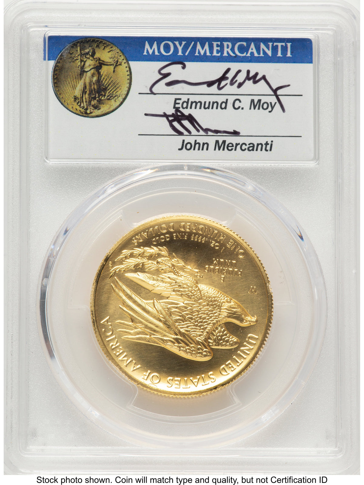 2015-W G$100 American Liberty High Relief FS /John PCGS MS70 Ed Moy Mercanti