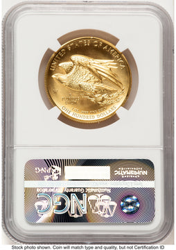 2015-W G$100 American Liberty High Relief ER Bunting Flag NGC MS70