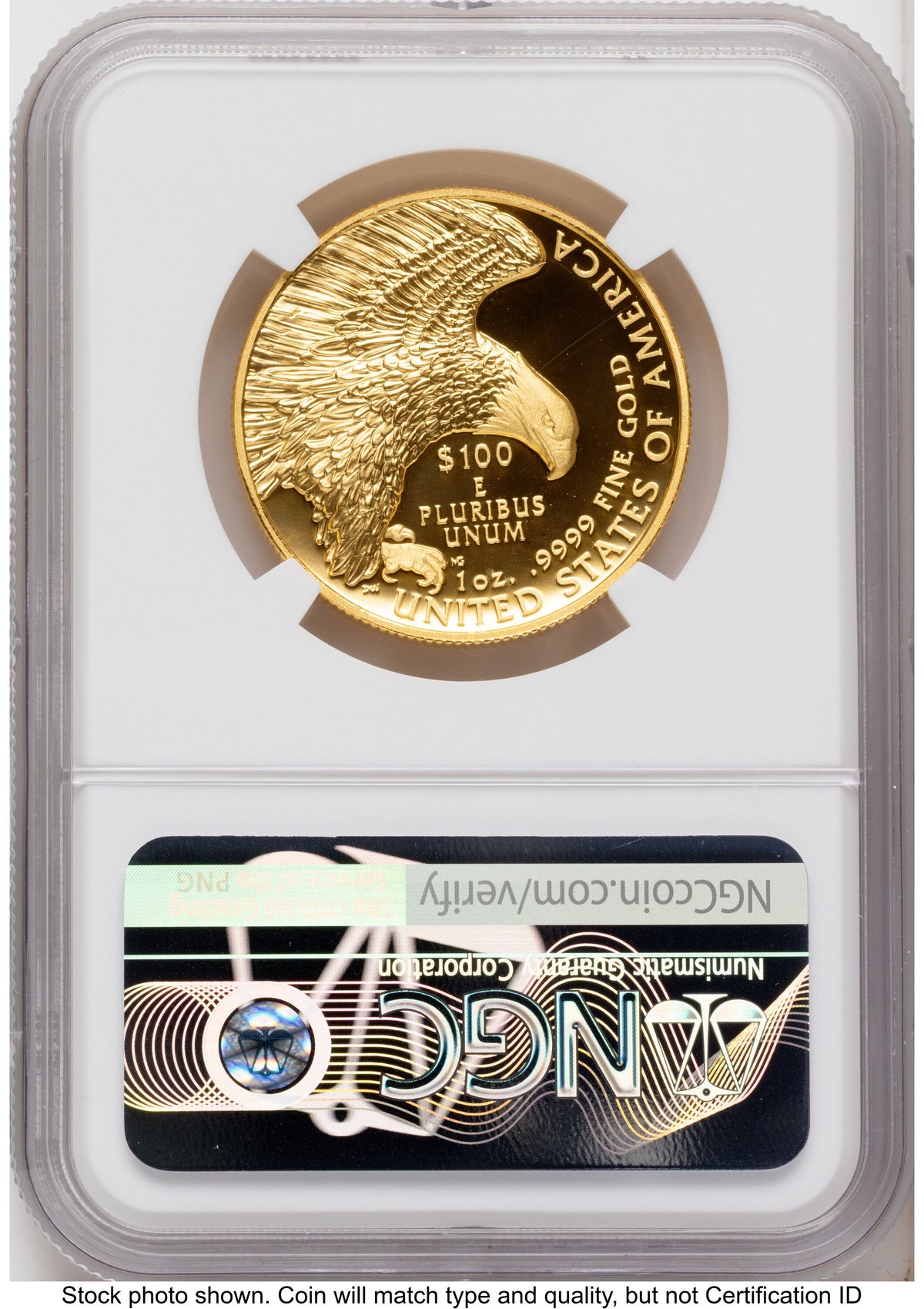 2019-W G$100 American Liberty High Relief Enhanced UC Bunting Flag NGC MS70