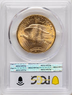 1923 $20 Saint-Gaudens Double Eagle PCGS MS64