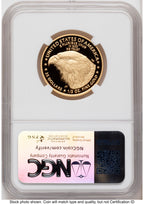 2025-W Proof Gold Eagle 1.85 oz ER Jennie Eagle Flag NGC PF70 Norris