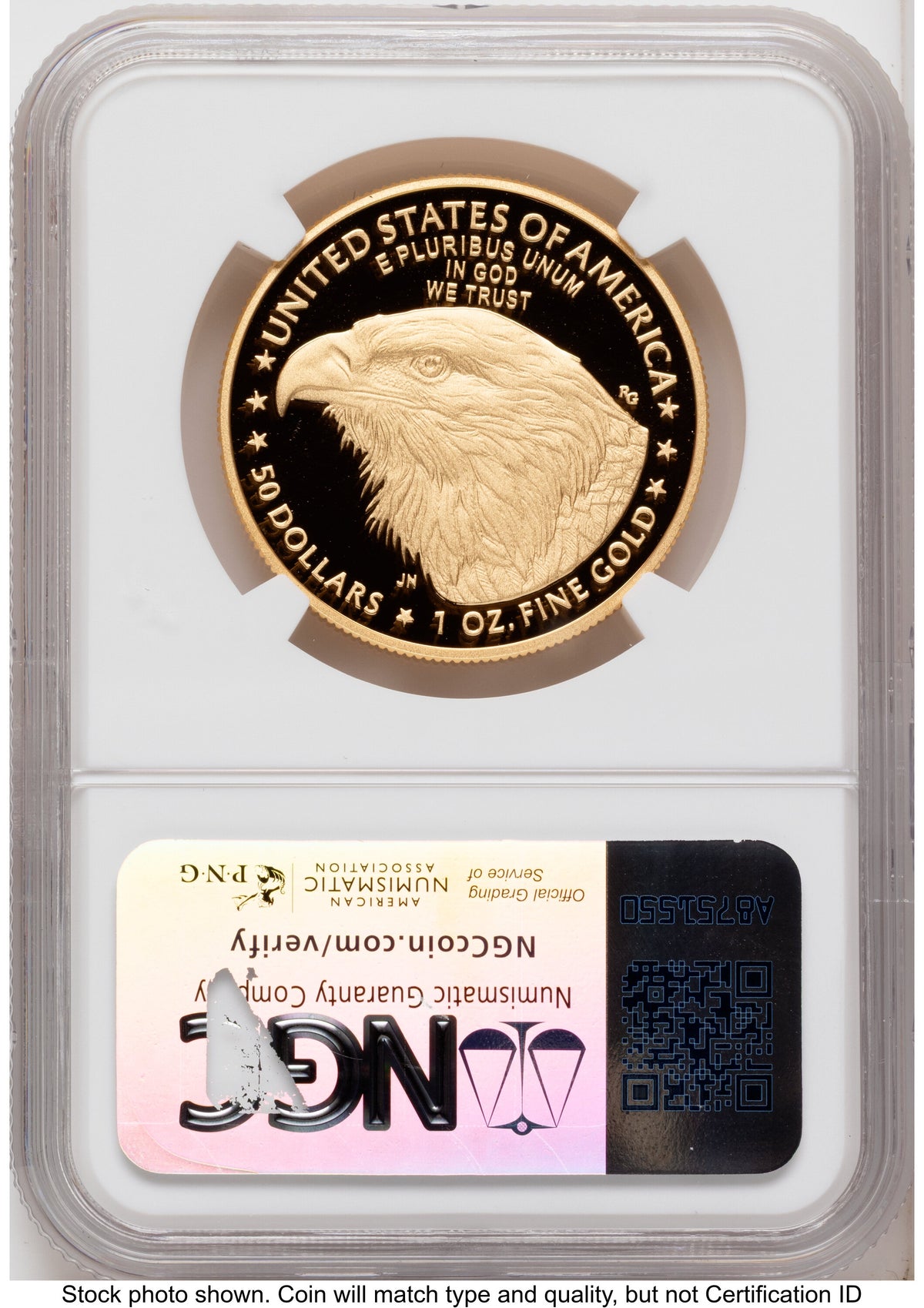 2025-W Proof Gold Eagle 1.85 oz ER Jennie Eagle Flag NGC PF70 Norris