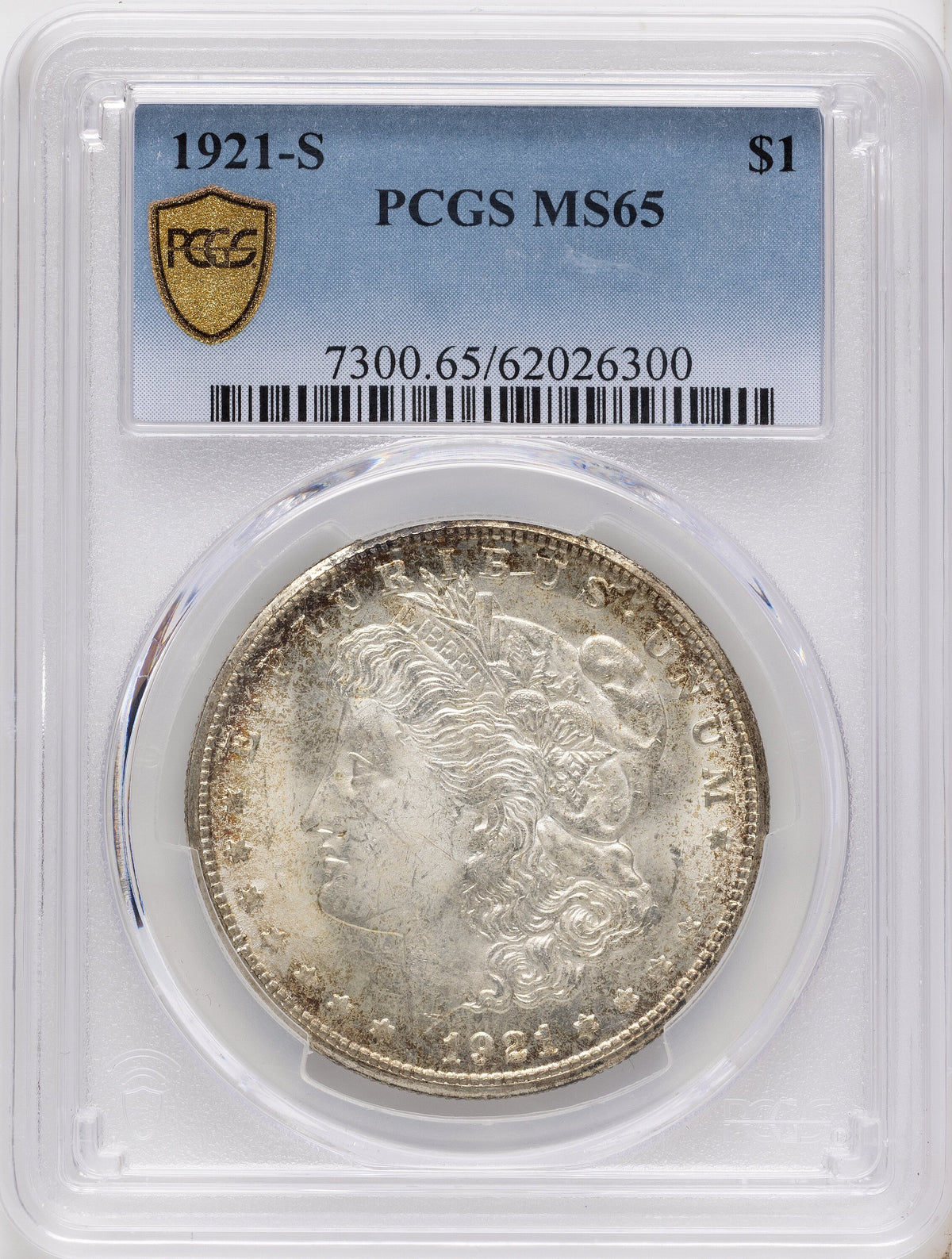 1921-S Morgan Dollar PCGS MS65