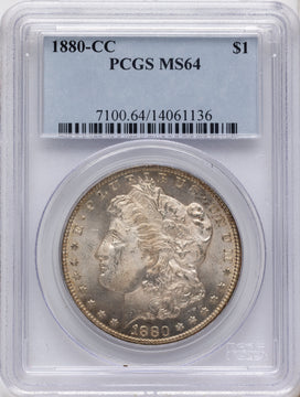 1880-CC Morgan Dollar PCGS MS64