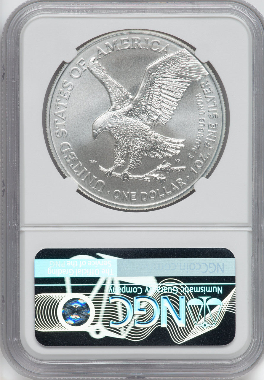 2021 Silver Eagle Type 2 At Dusk & Dawn 35th Anniversary 53nd NGC MS69 Michael Gaudioso Signed