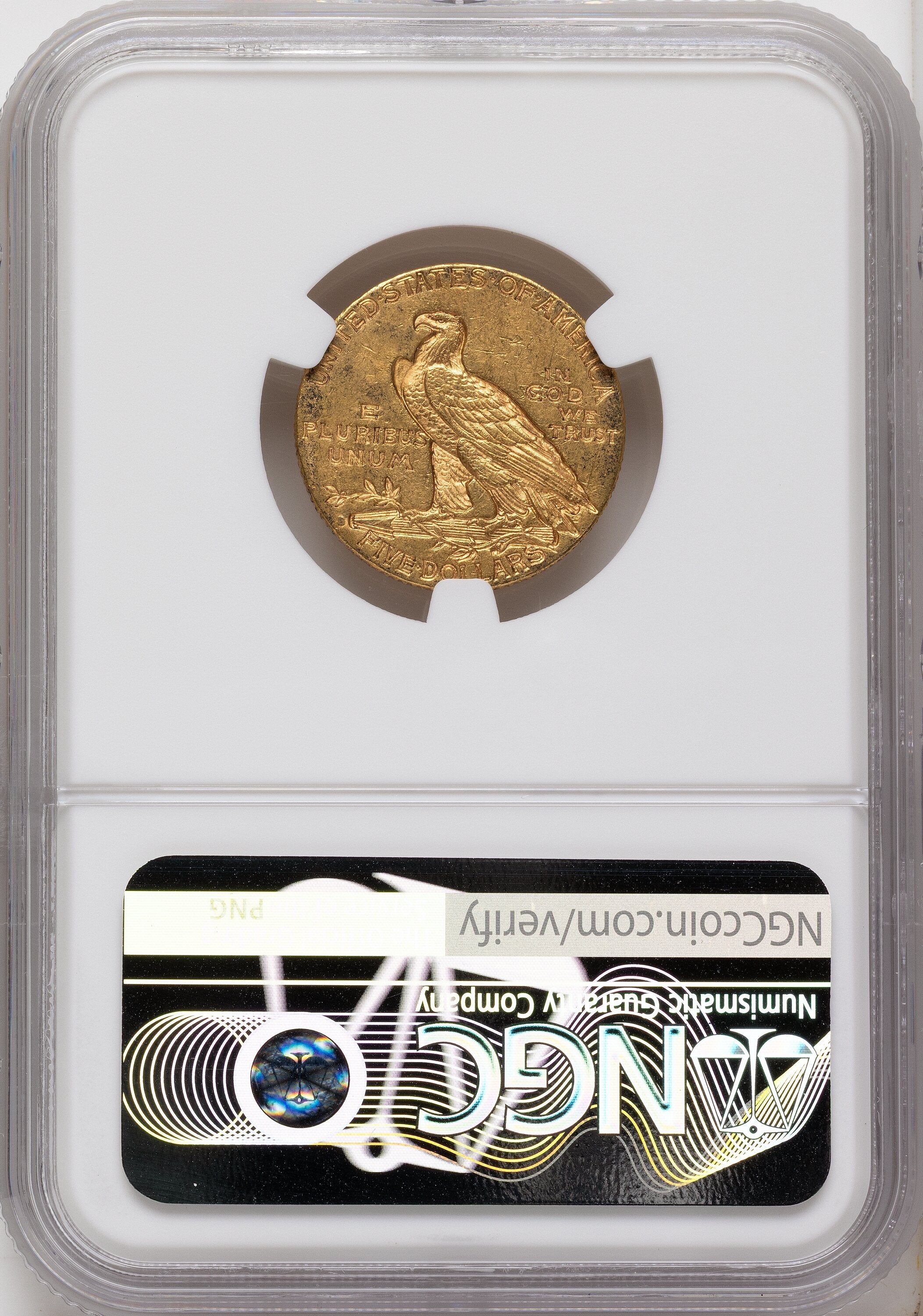 1910-S $5 Indian Half Eagle NGC AU58