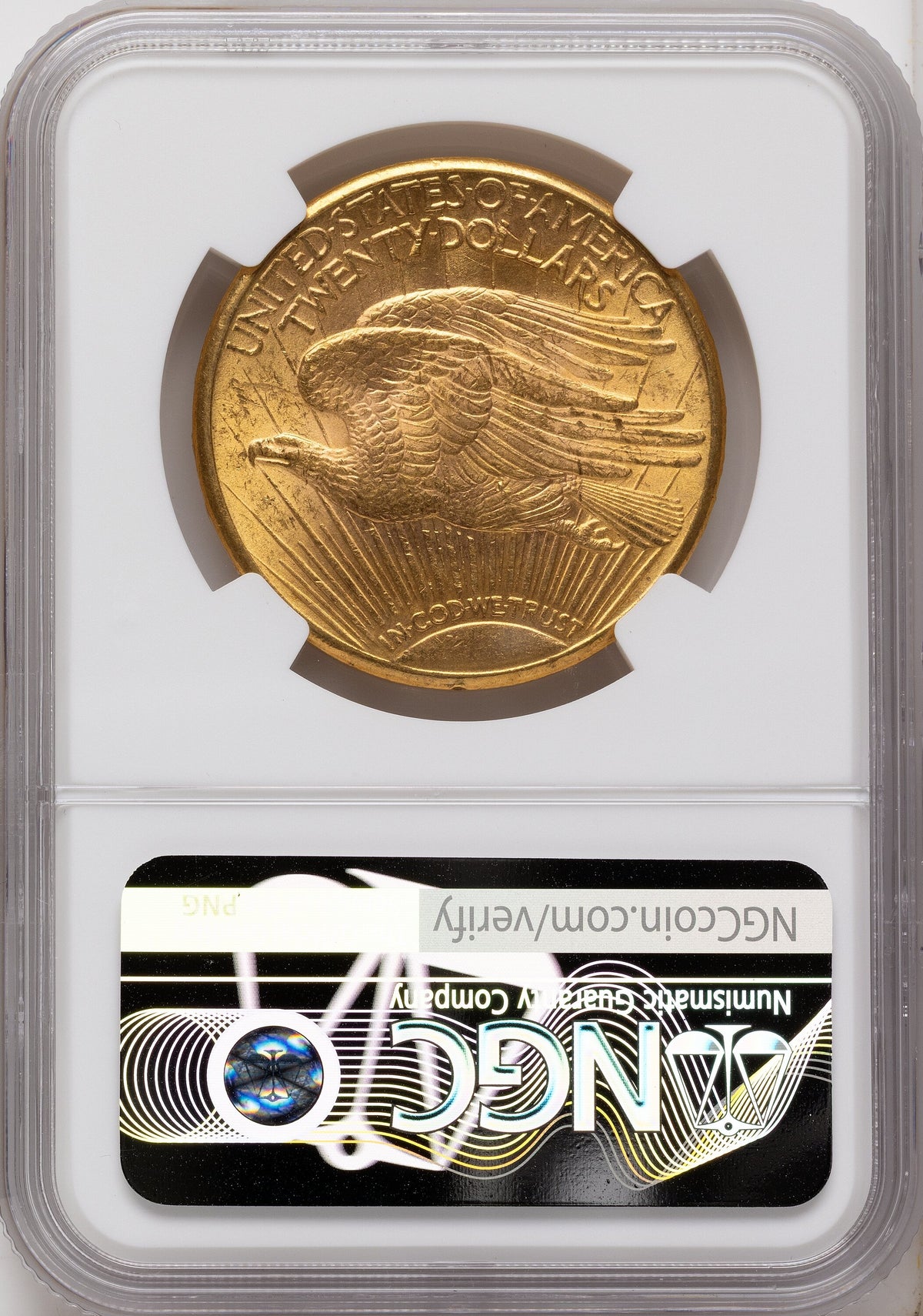 1924-D $20 Saint-Gaudens Double Eagle NGC MS62