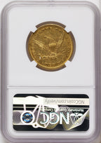 1843 $10 Liberty Eagle NGC AU53