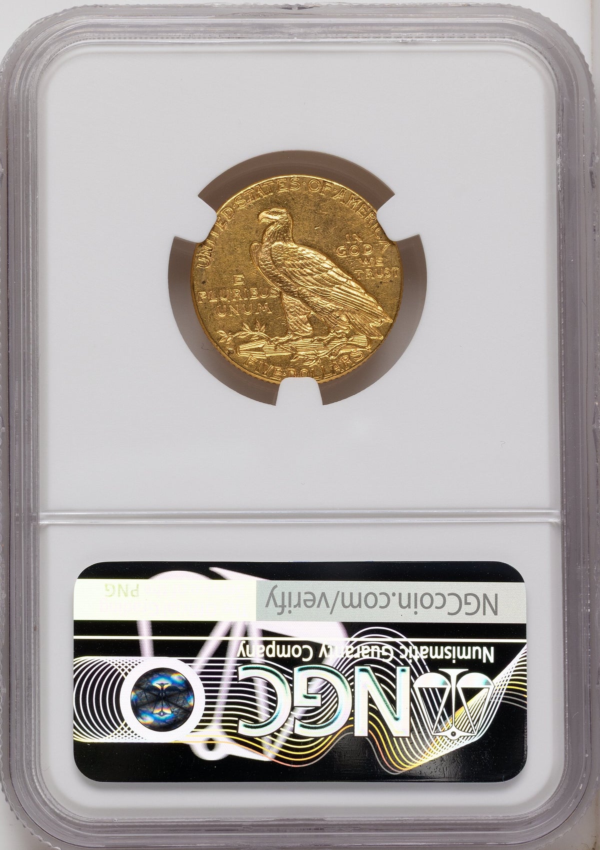 1914-D $5 Indian Half Eagle NGC MS62