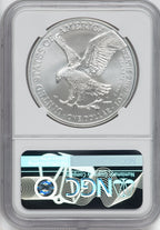 2021 Silver Eagle Type 2 At Dusk & Dawn 35th Anniversary 56th NGC MS69 Michael Gaudioso Signed