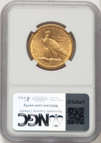 1908-D $10 NO MOTTO Indian Eagle NGC MS62