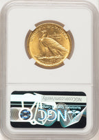1908 $10 NO MOTTO Indian Eagle NGC MS64