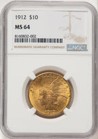 1912 $10 Indian Eagle NGC MS64 (572149236)