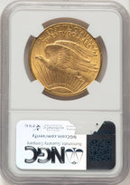 1908-D $20 MOTTO Saint-Gaudens Double Eagle NGC MS63