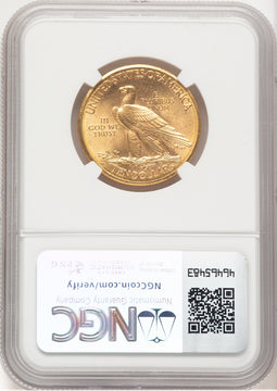 1910-D $10 Indian Eagle NGC MS64 (572308039)