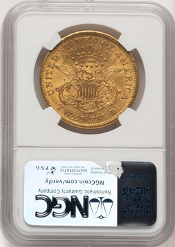 1868-S $20 Liberty Double Eagle NGC AU55 (572325098)