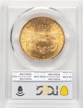 1890 $20 Liberty Double Eagle PCGS MS62