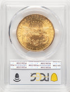 1890 $20 Liberty Double Eagle PCGS MS62