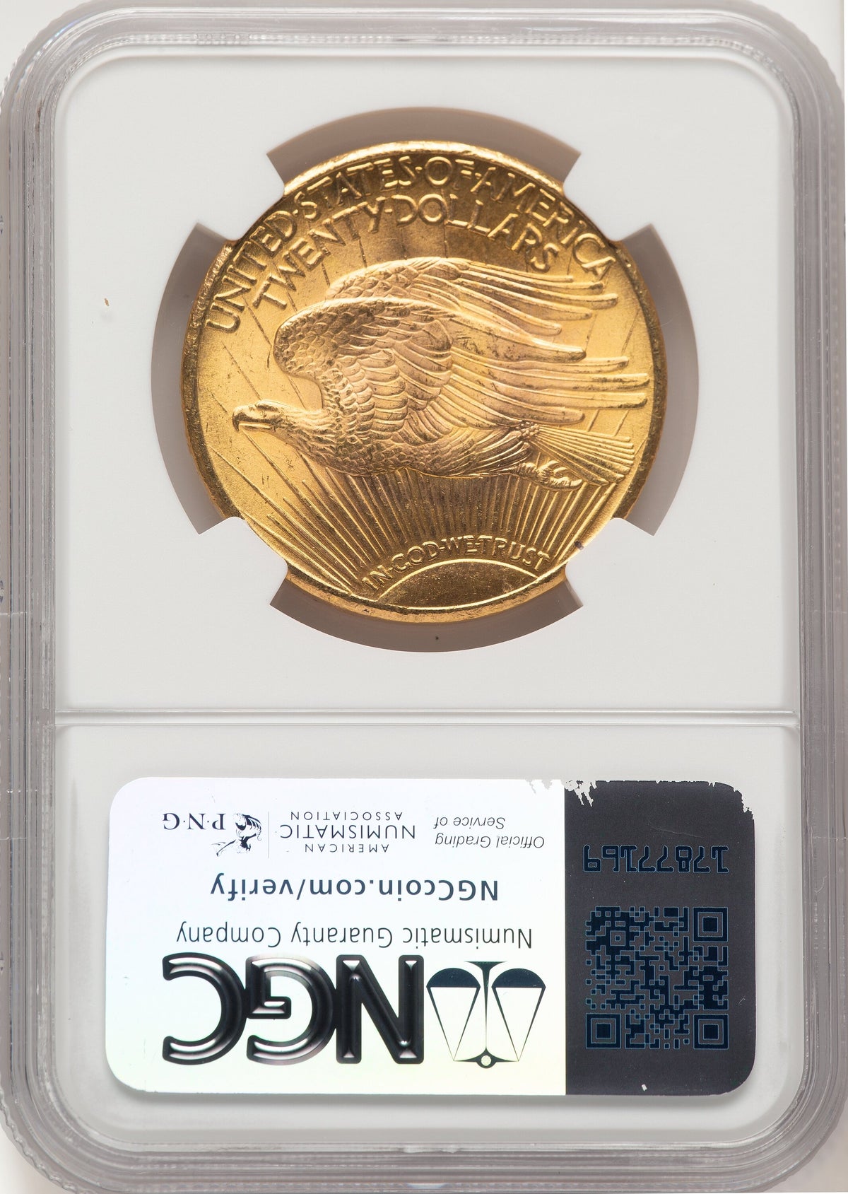 1926 $20 Tripled Die Obverse FS-101 Saint-Gaudens Double Eagle NGC MS66
