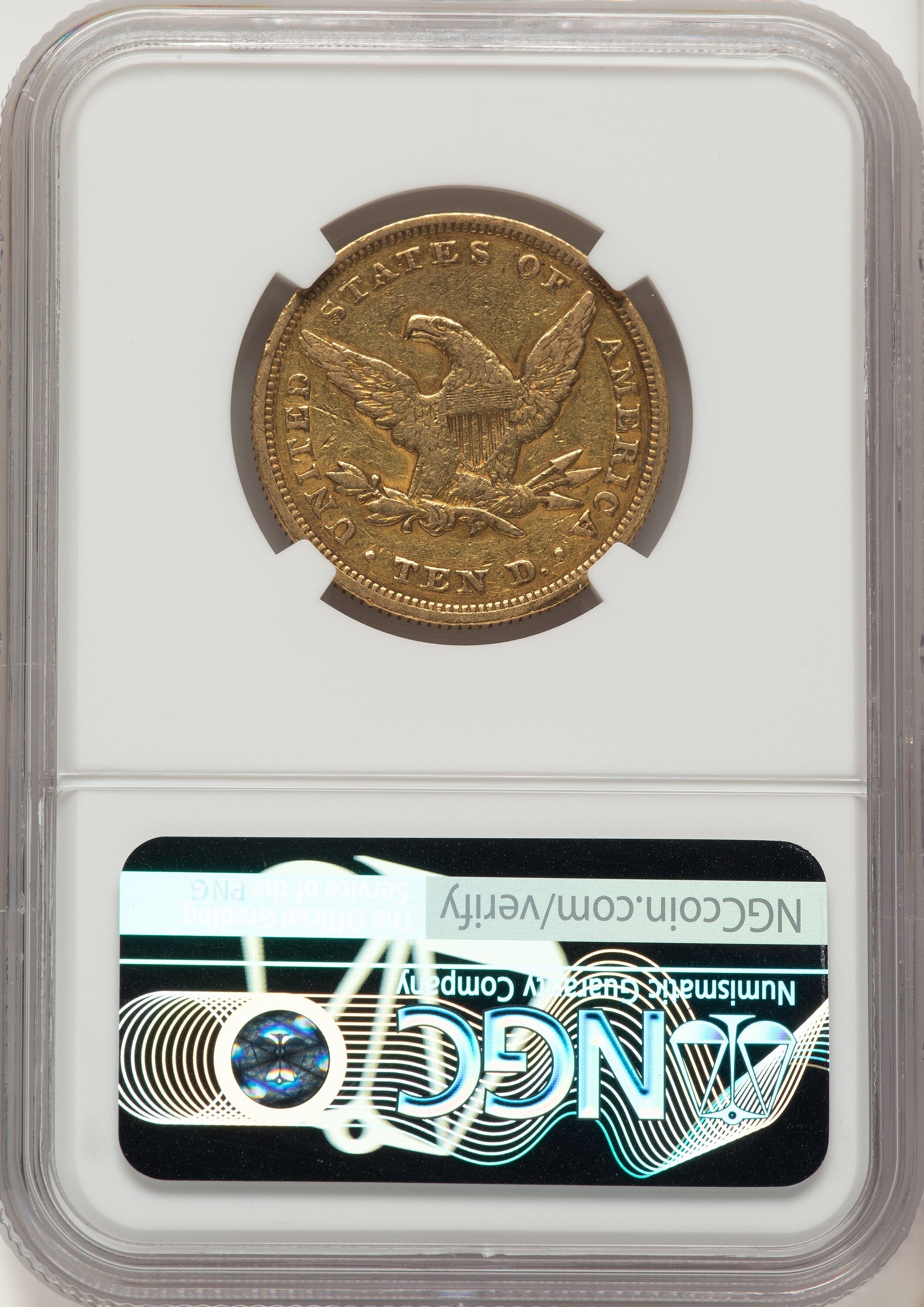 1849 $10 Liberty Eagle NGC XF40
